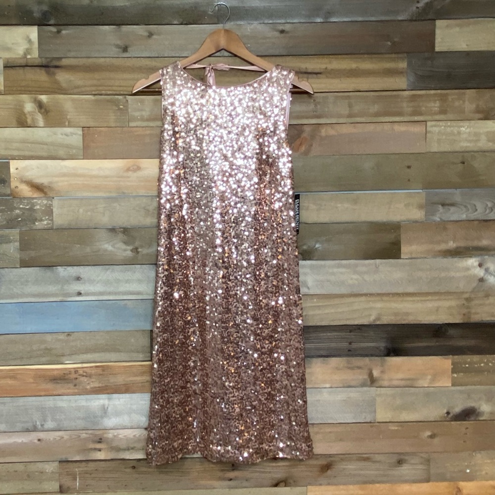 NY&C never worn sequin tie back dress Small